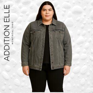 Addition Elle Jean Jacket with Sequined Scull - 2X - NWT